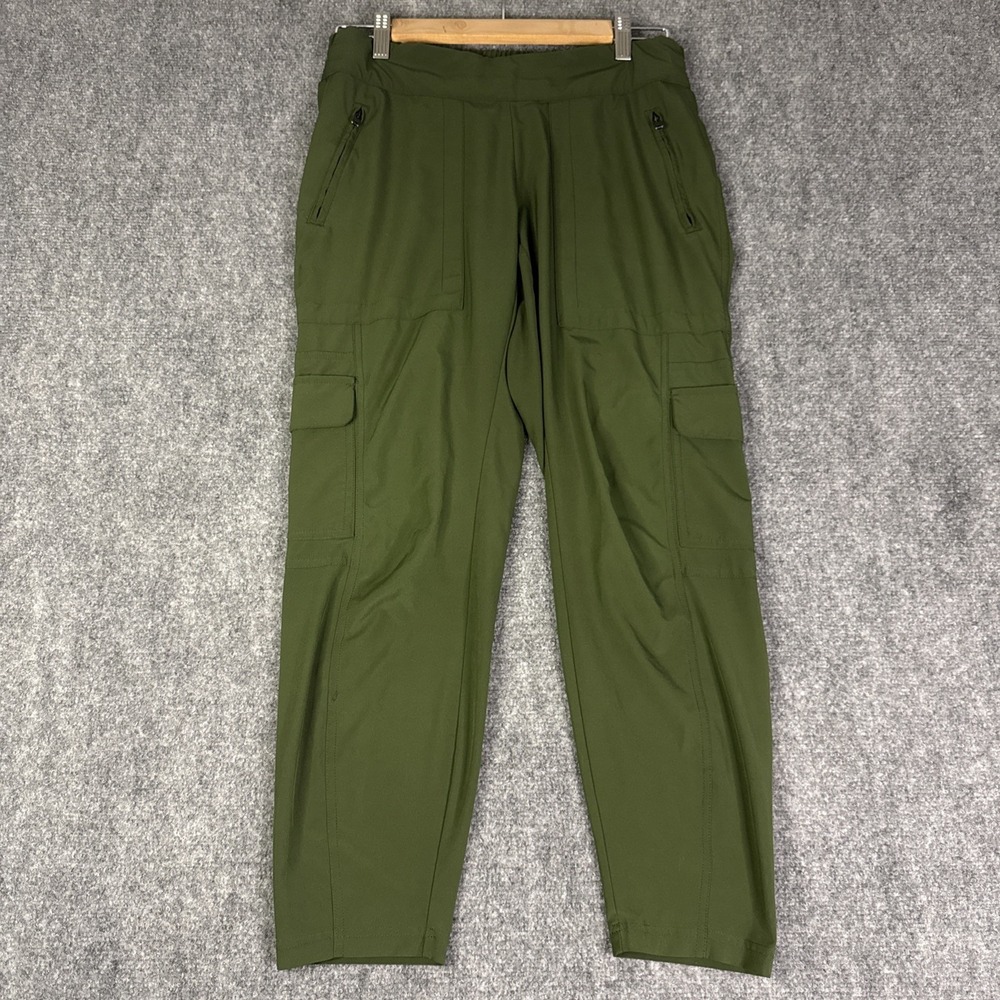 Athleta Pants Womens 6P Chelsea Utility Jogger Green Cargo Relaxed Athleisure